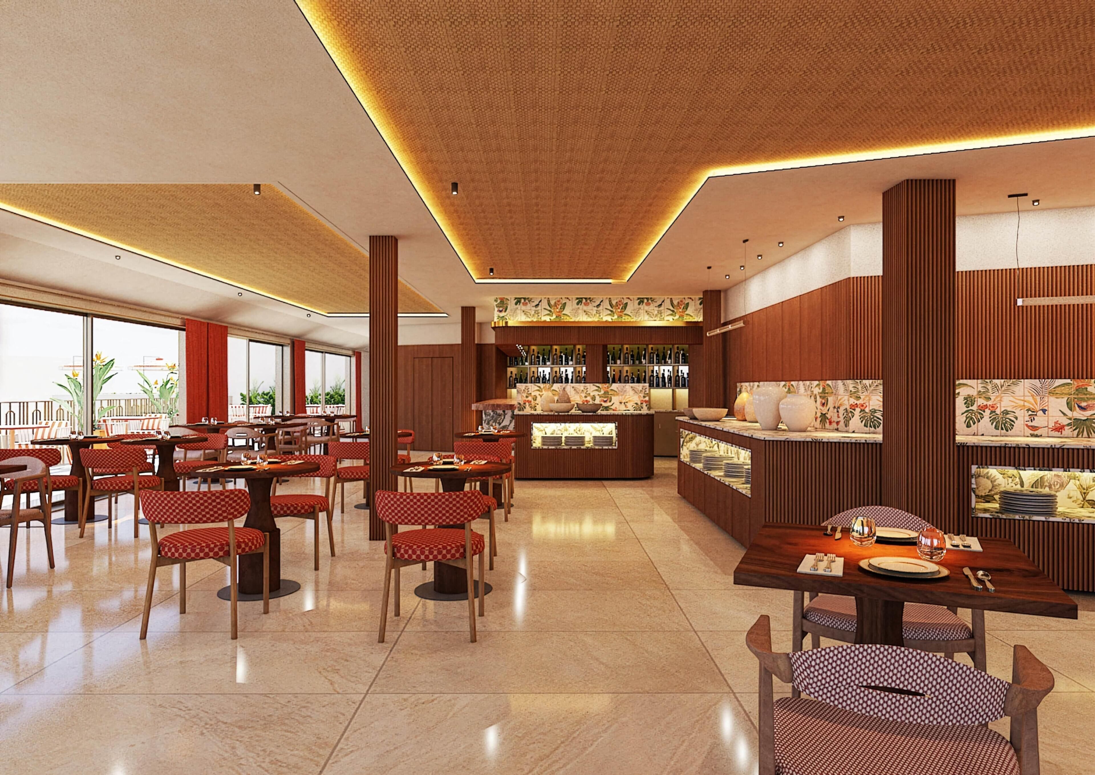 Se sirven almuerzos y cenas, cocina española