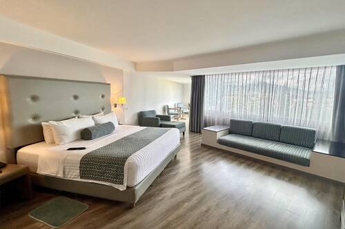 Suite, 1 letto king, non fumatori | Biancheria da letto di alta qualità, copriletto in piuma