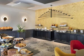 Morgenmadsbuffet hver dag mod et gebyr