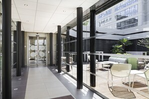 Interior entrance