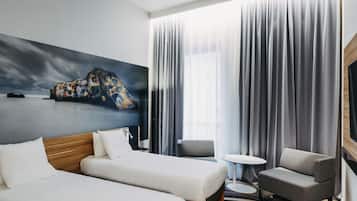 Habitación superior, 2 camas individuales | 1 habitación y ropa de cama de alta calidad