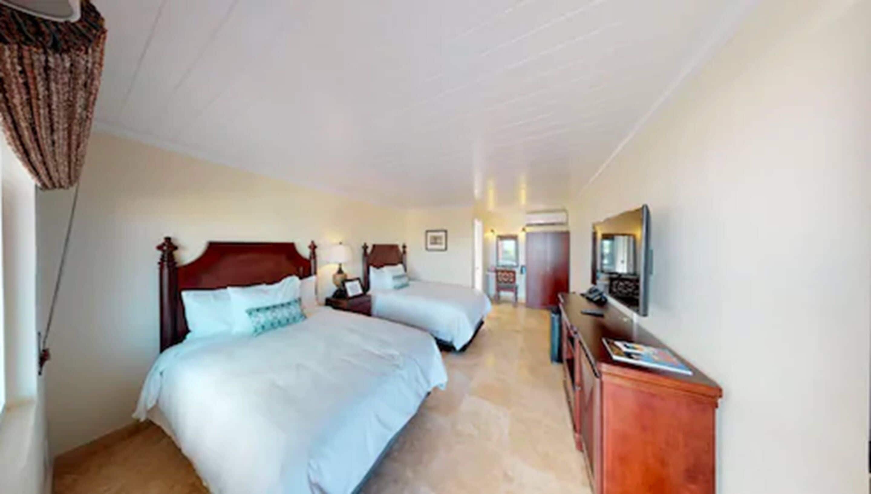superior room, 2 double beds | in-room safe, individually decorated, desk, iron/ironing board