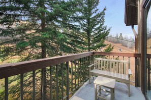 Blick vom Balkon