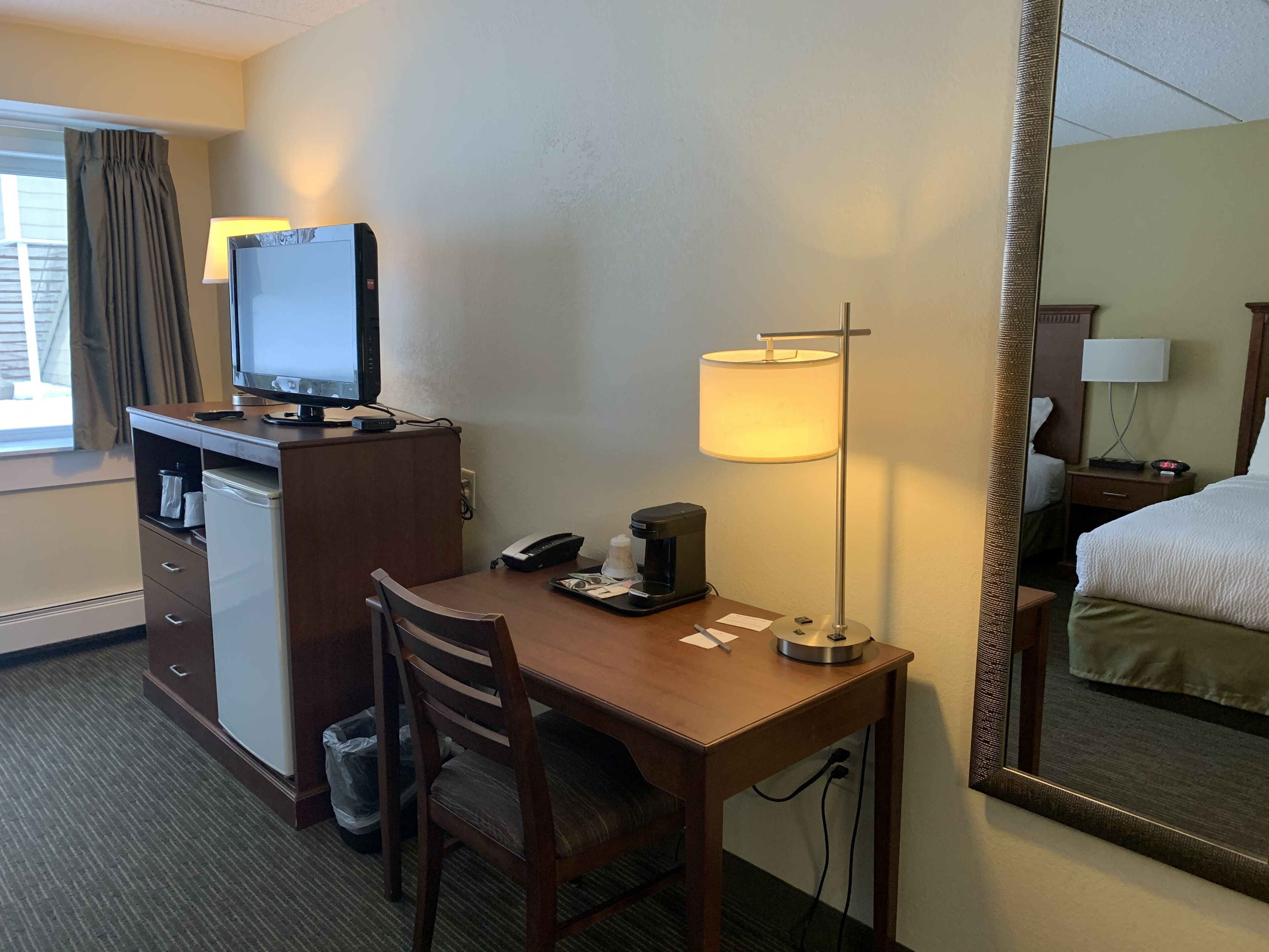 desk, iron/ironing board, free wifi, bed sheets