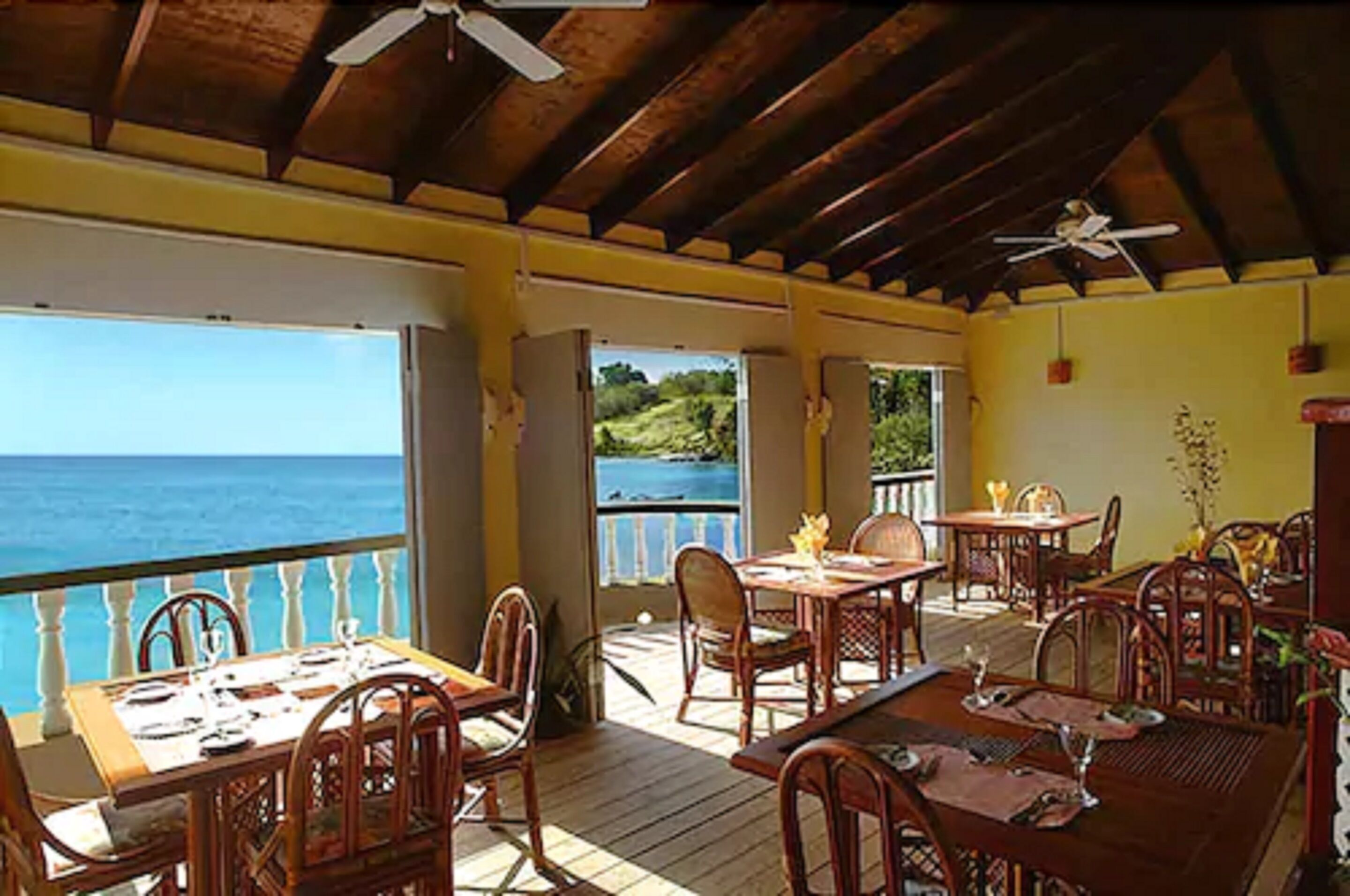 breakfast, lunch, dinner served; caribbean cuisine