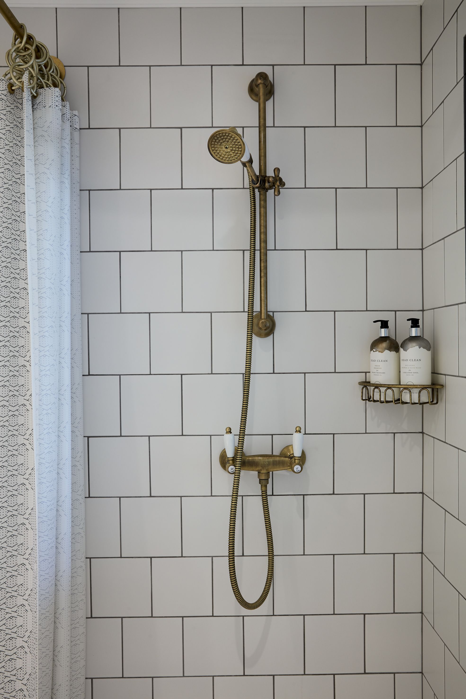 shower, designer toiletries, hair dryer, towels