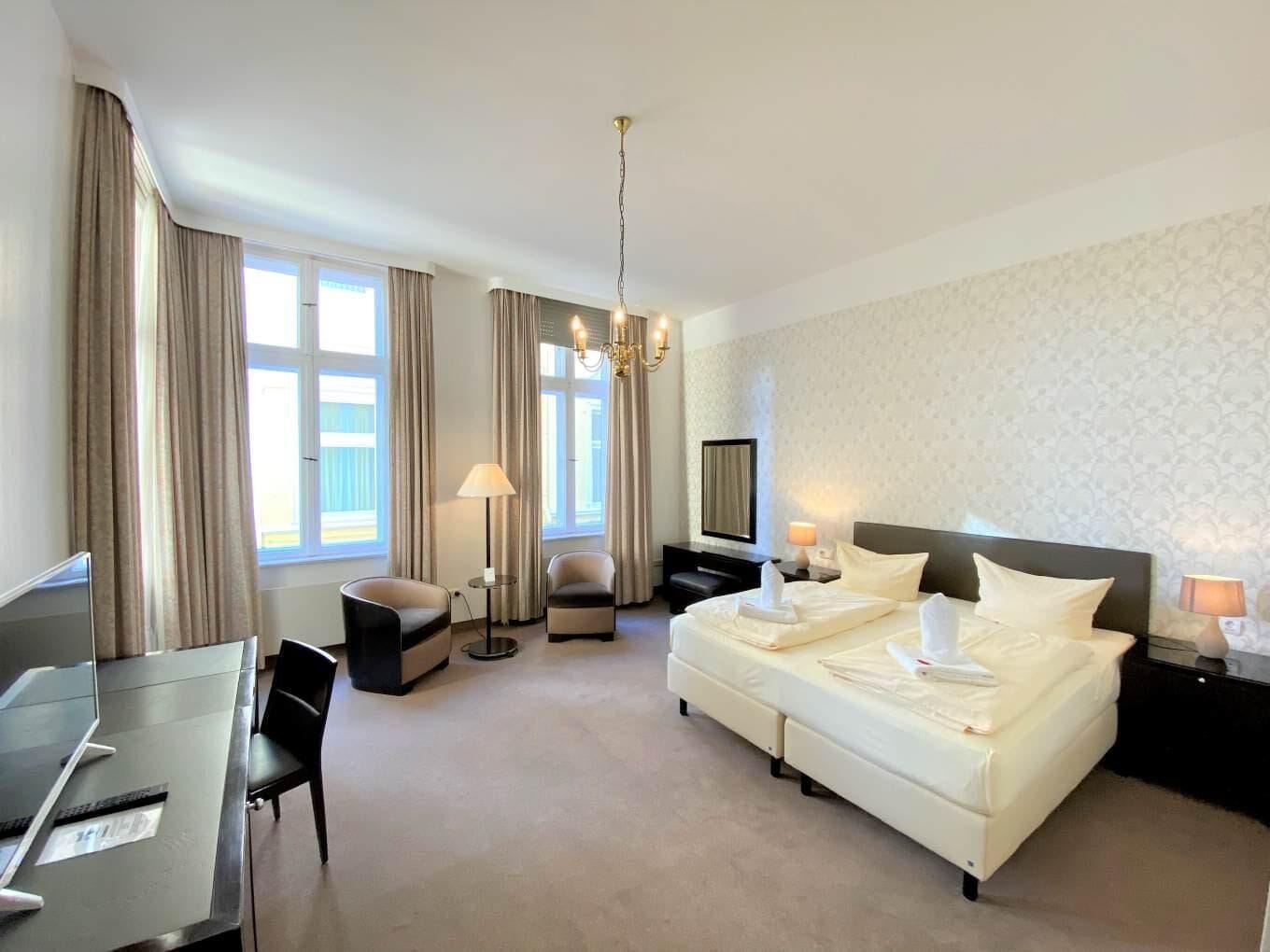 エクスクルーシブ ダブルルーム | WiFi (無料)、ベッドシーツ