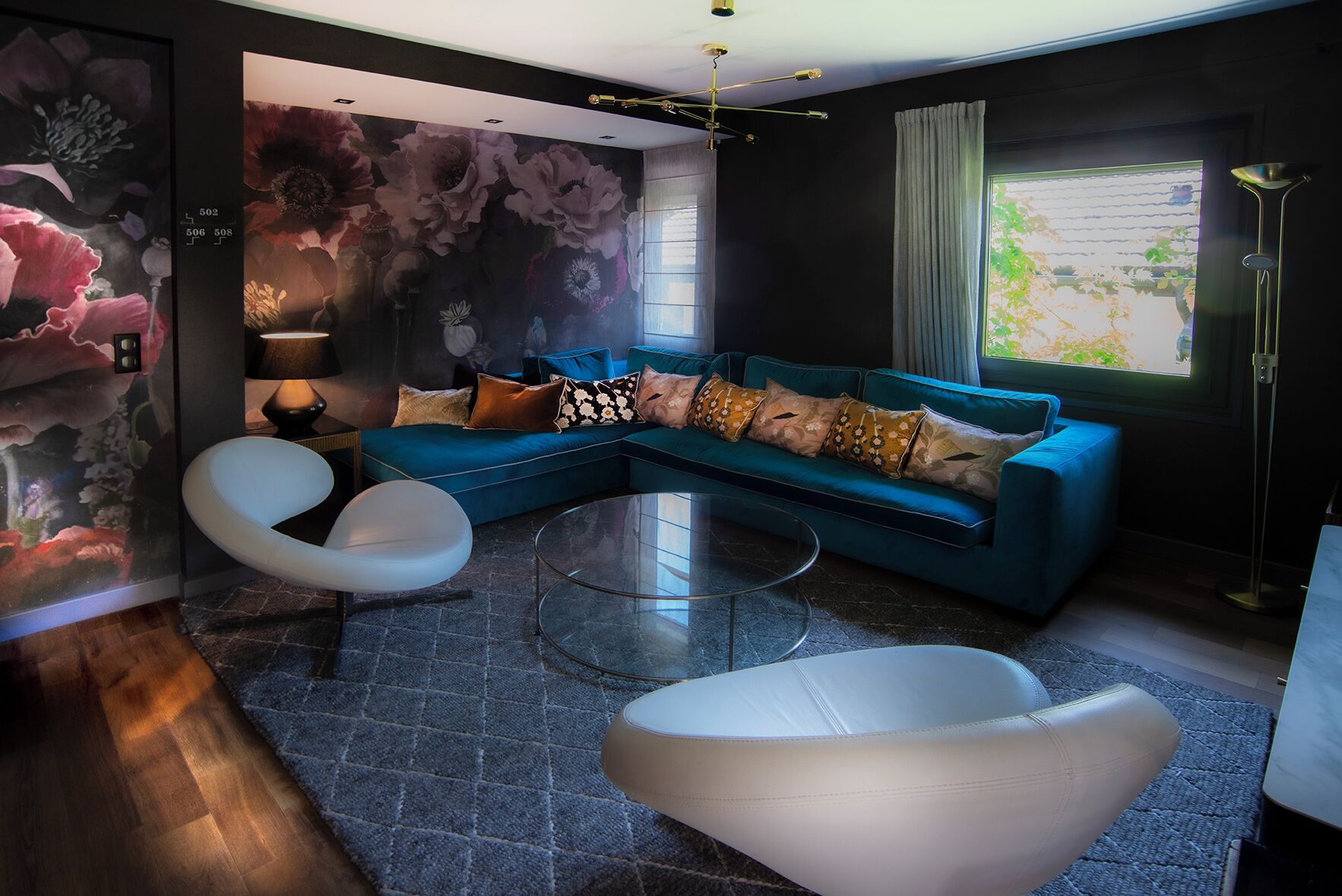 villa, 4 bedrooms, non smoking, lake view | living area | 40-inch flat-screen tv with cable channels, tv