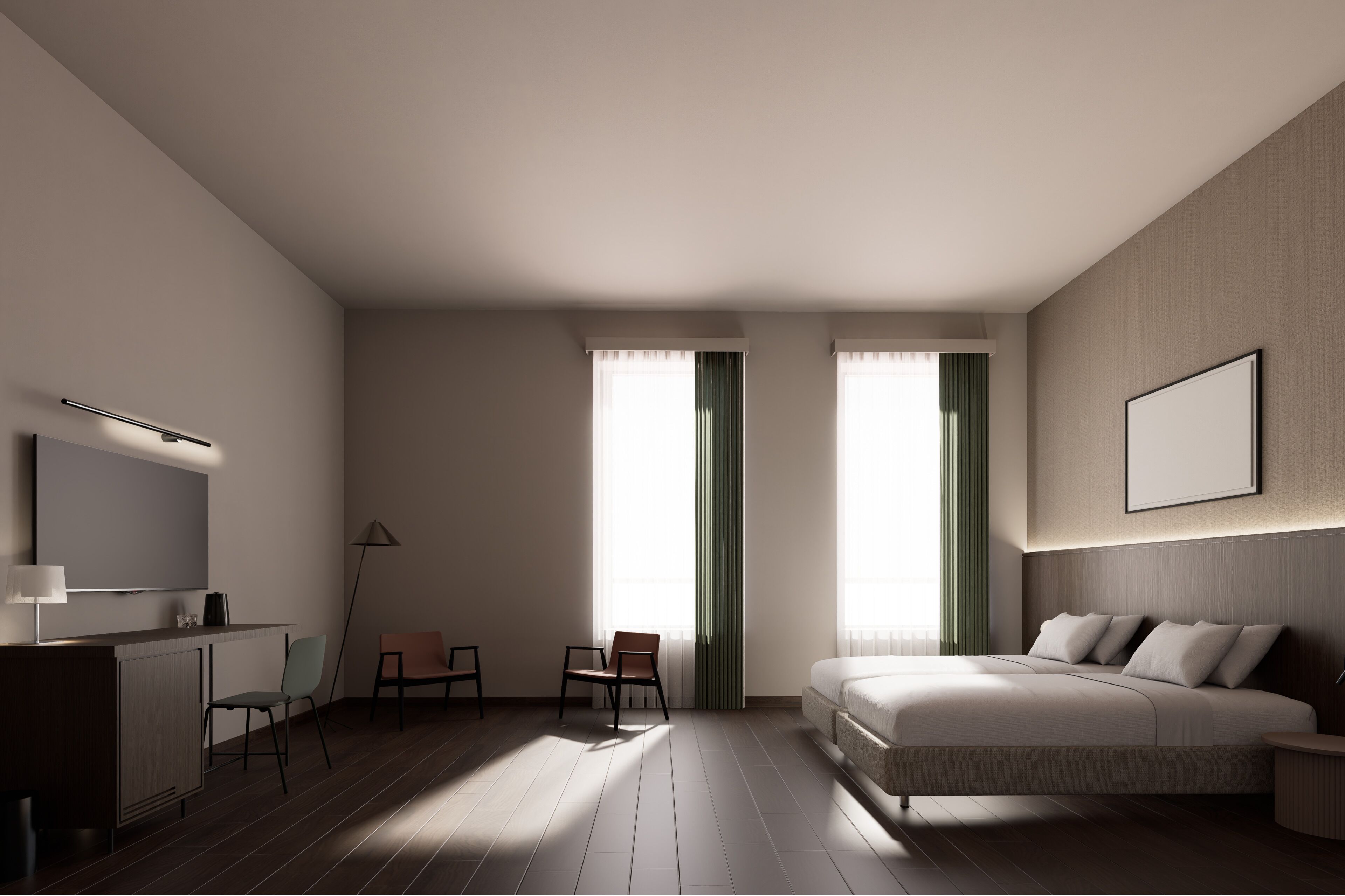 Tomannsrom – superior | Allergitestet sengetøy, minibar, safe på rommet og skrivebord