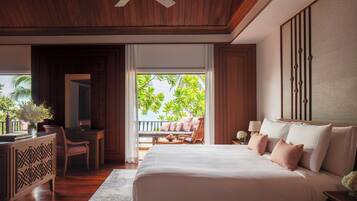 Club Anantara Sea View Suite | Literie de qualité supérieure, mini-bar avec articles gratuits