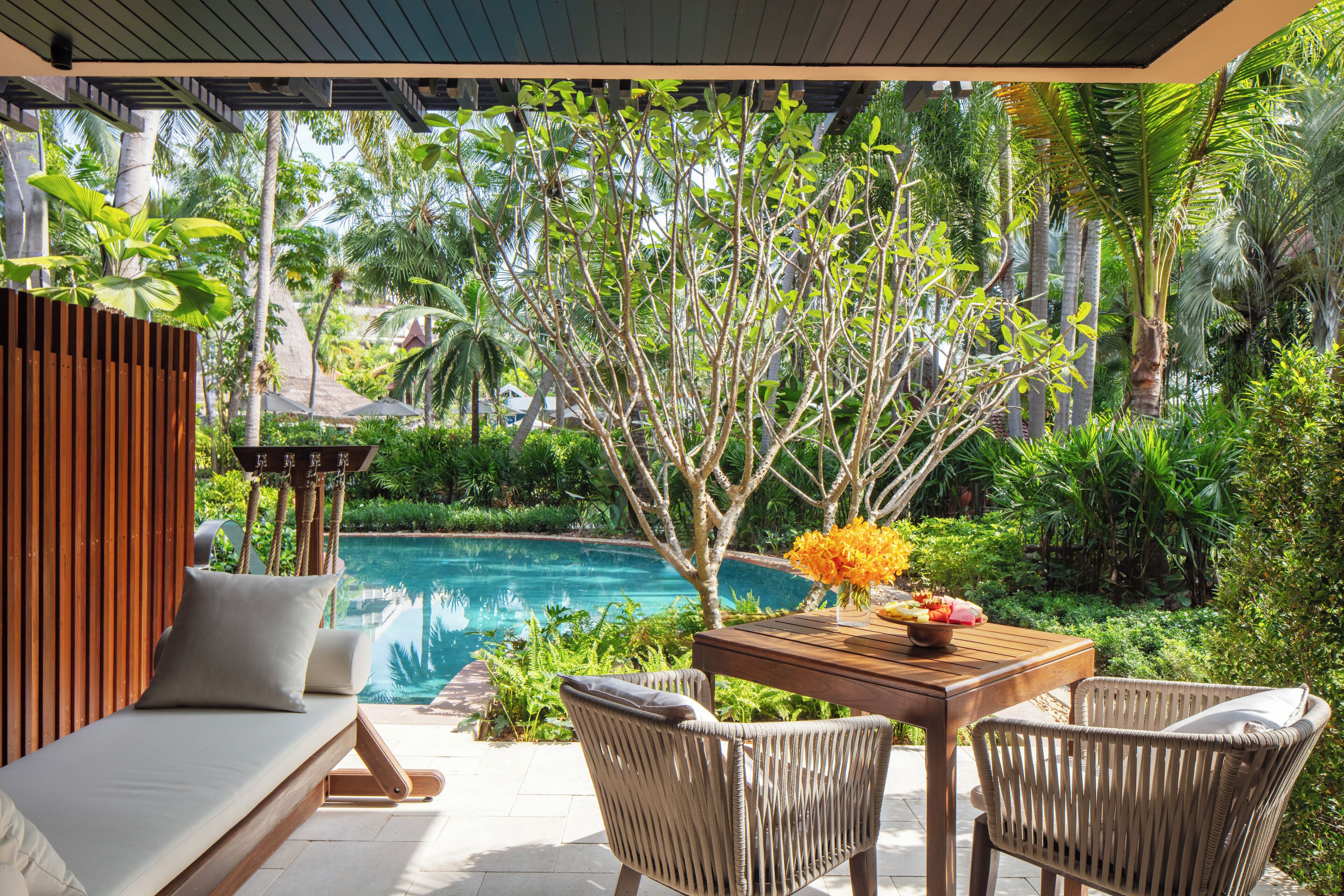 Deluxe Pool Access Room | Premium bedding, free minibar items, in-room safe, desk