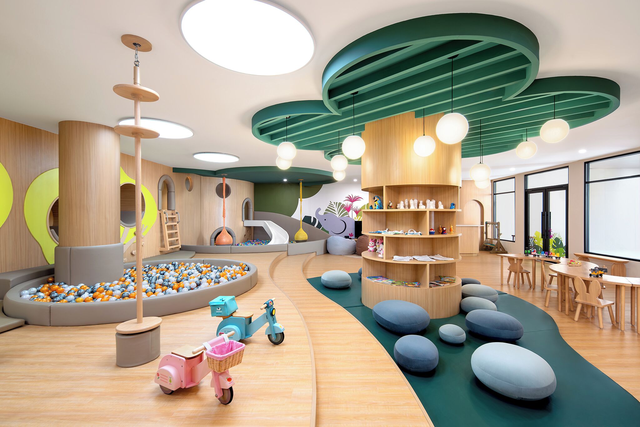 Kawasan main kanak-kanak – tertutup