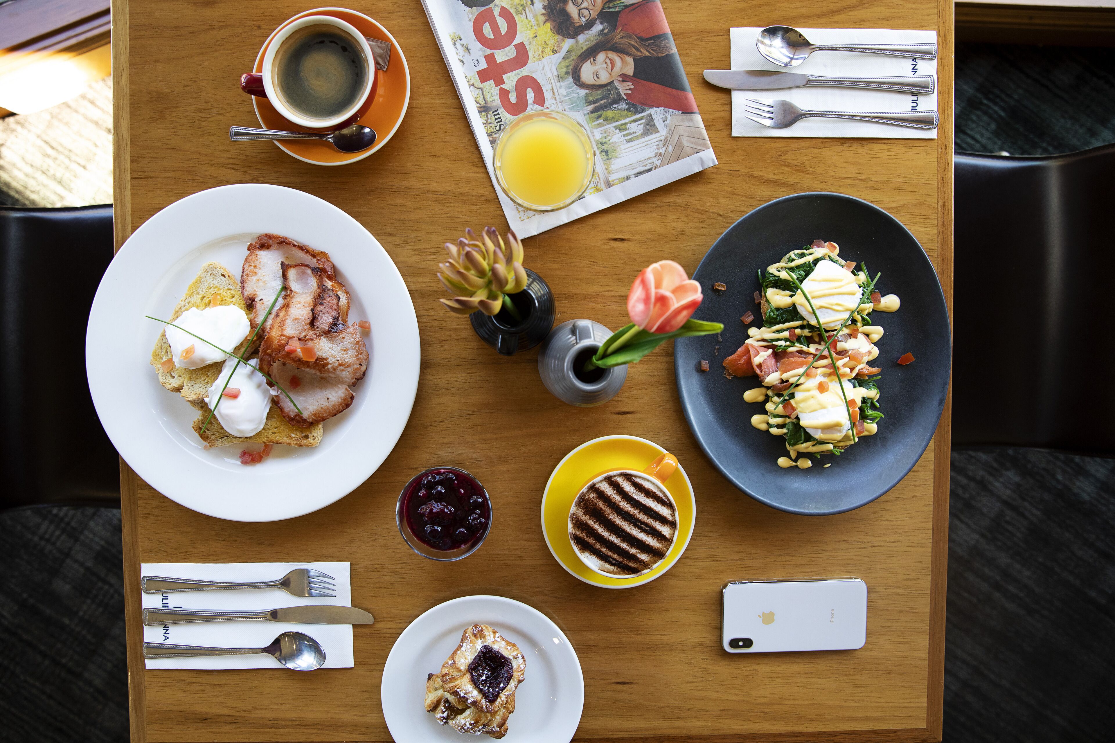 Daily cooked-to-order breakfast for a fee