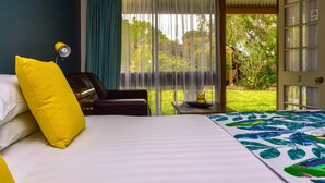 Chambre Exécutive, vue jardin | Vue de la chambre