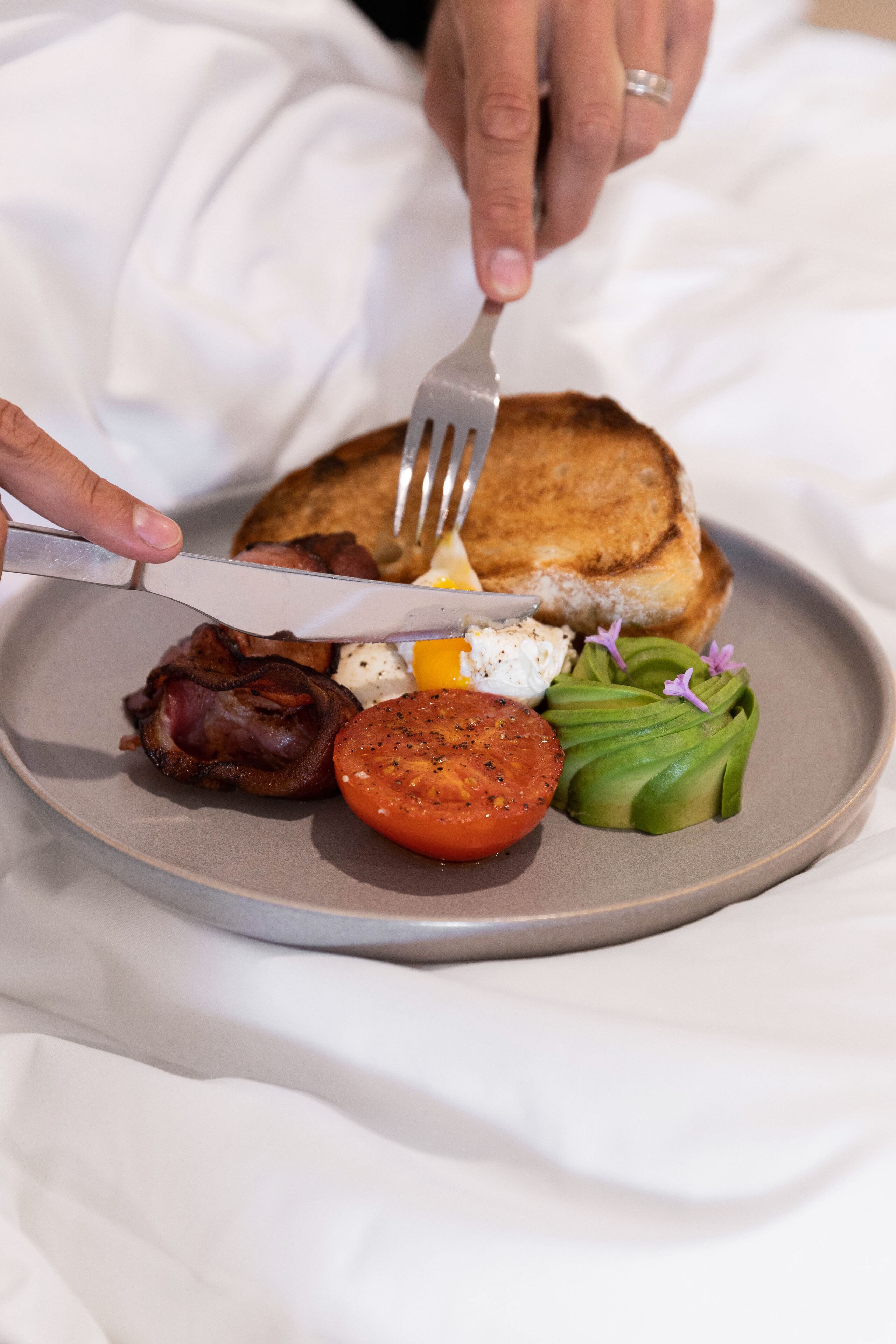 Daily cooked-to-order breakfast for a fee