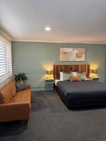 Superior Double Room, 1 King Bed, Kitchenette | Down comforters, individually decorated, individually furnished