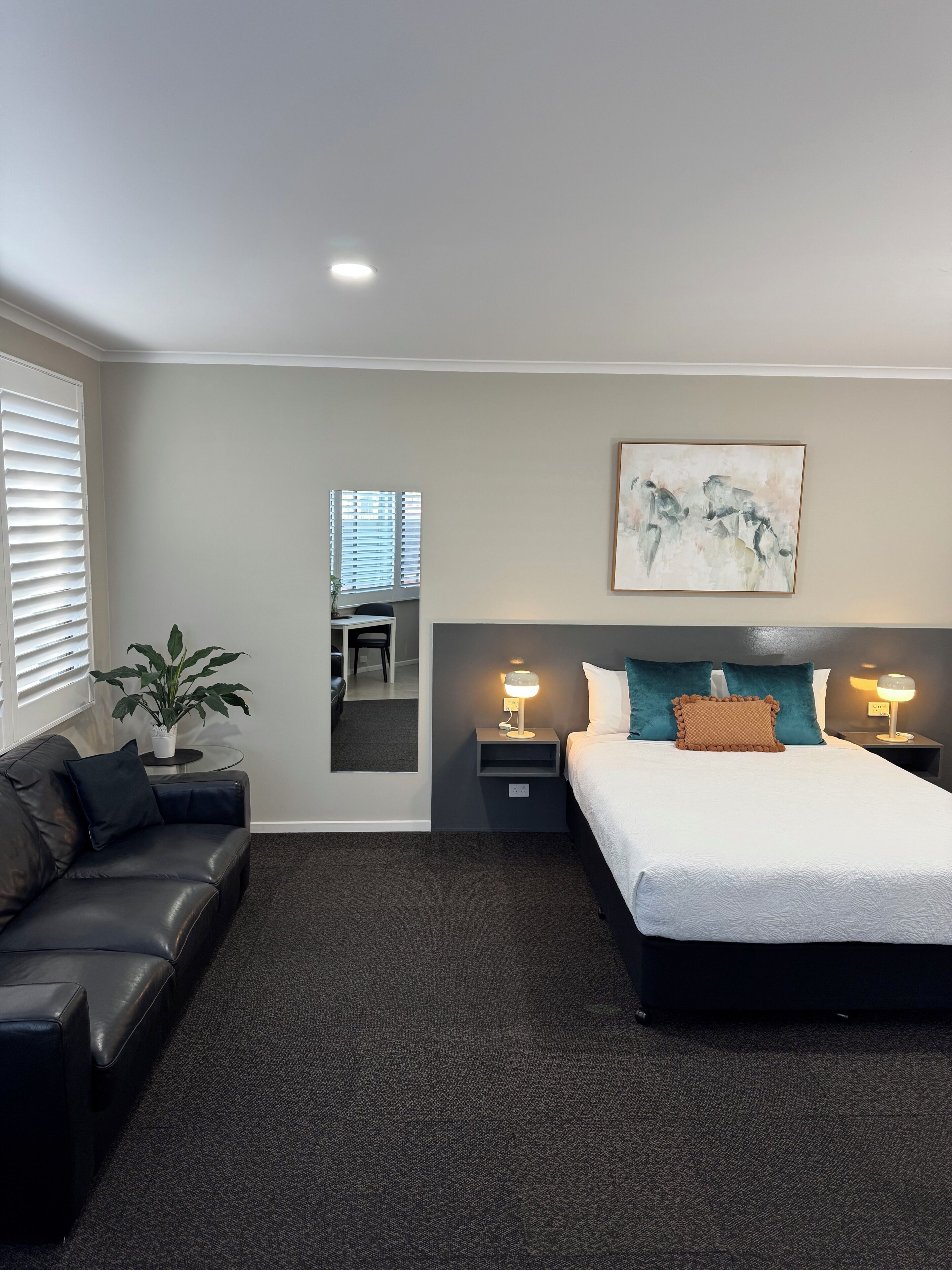 Superior Queen Room with Kitchenette | Down comforters, individually decorated, individually furnished