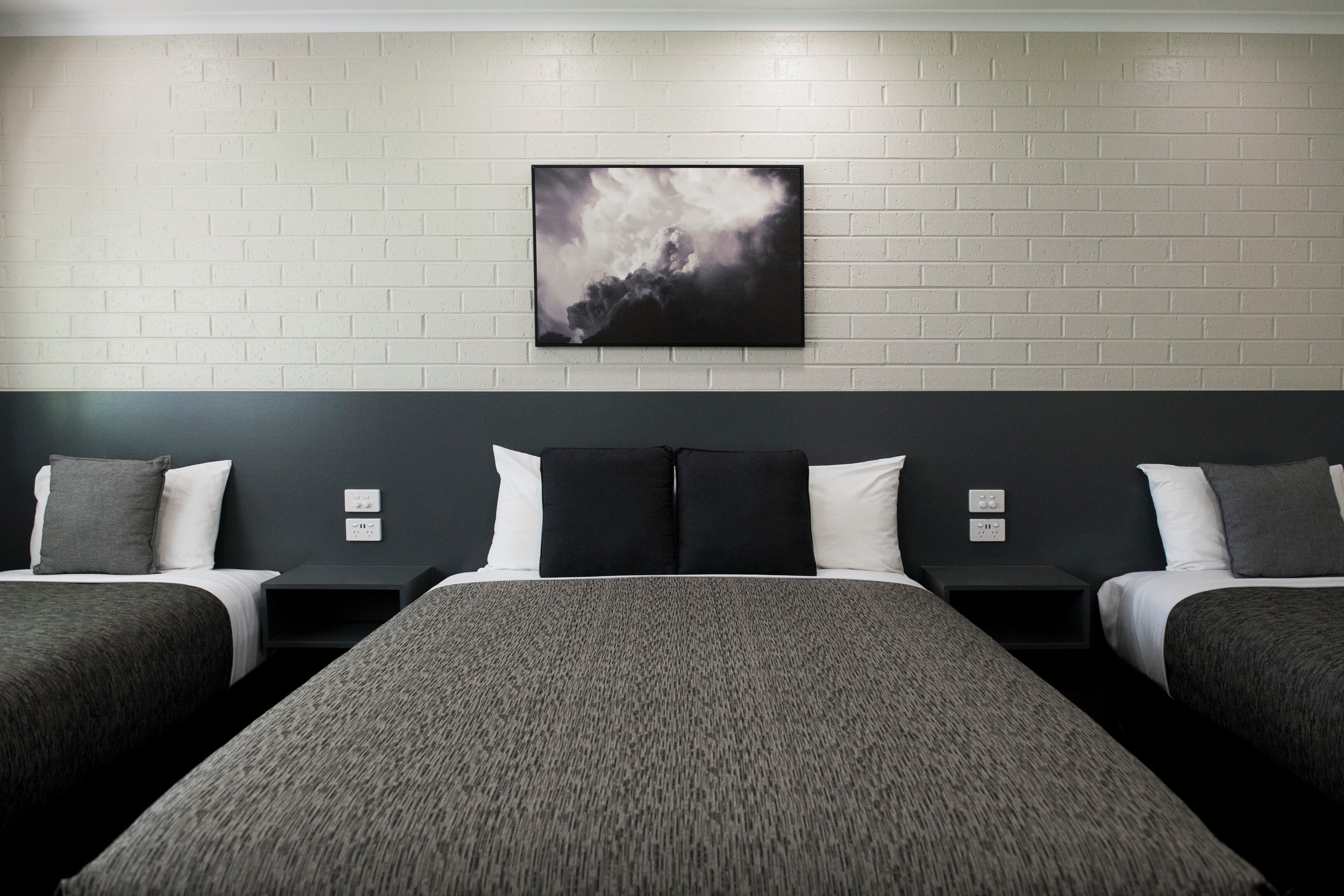 Family Room (Sleeps 4) | Down comforters, individually decorated, individually furnished