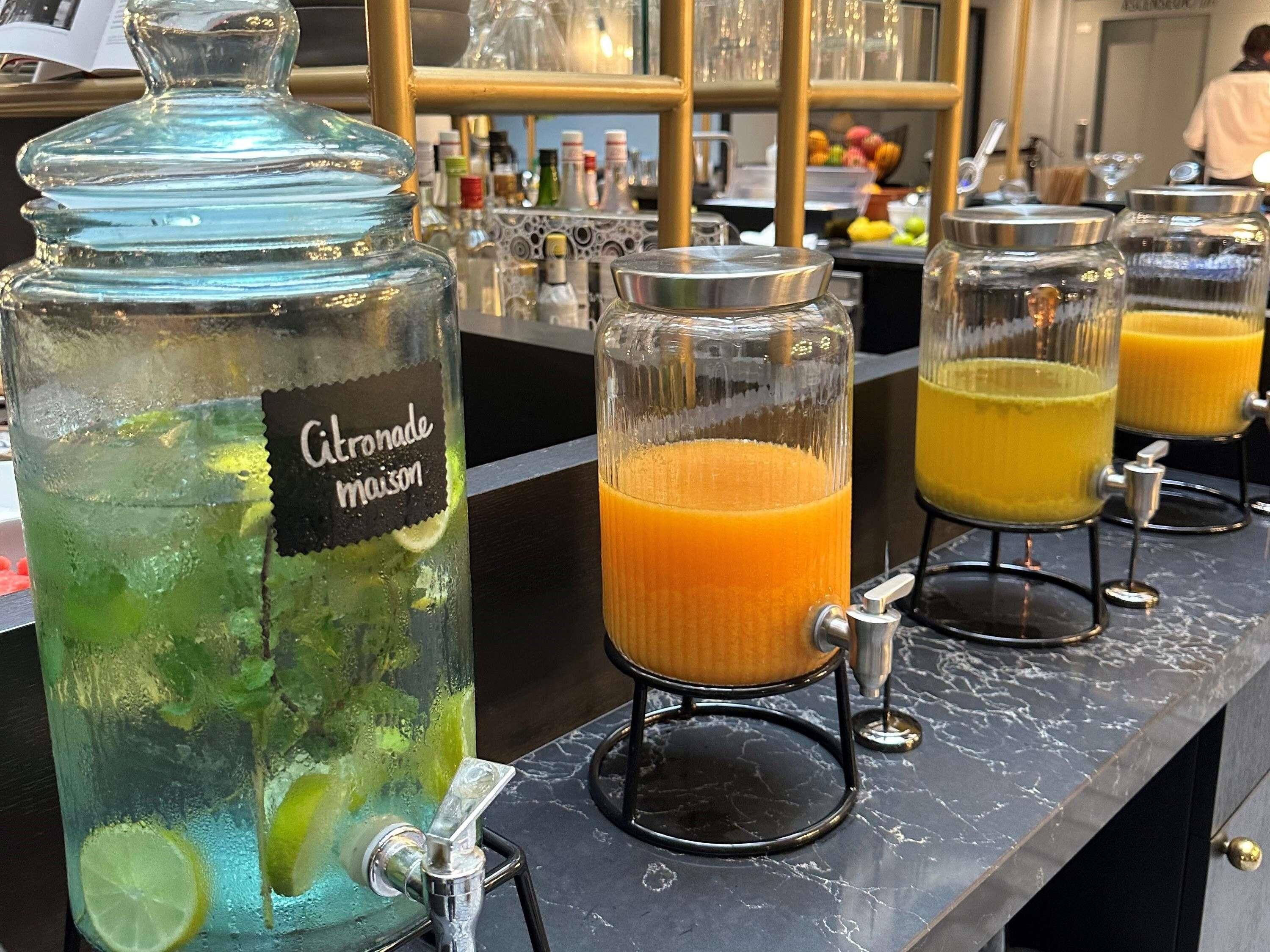 daily buffet breakfast (eur 18 per person)