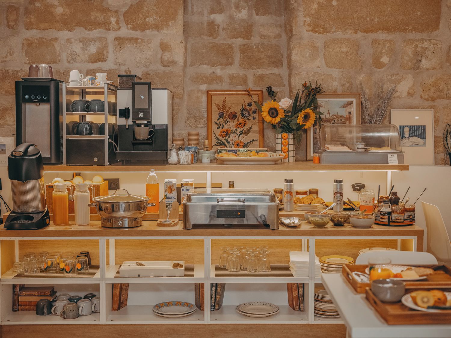Desayuno estilo bufé