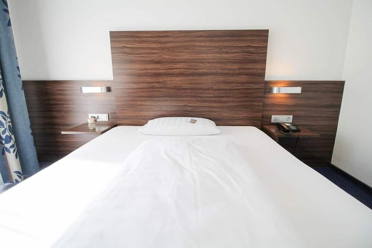 In-room safe, desk, laptop workspace, blackout drapes