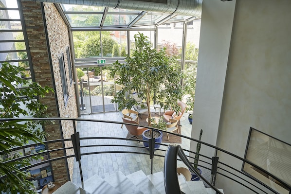 Lobby sitting area