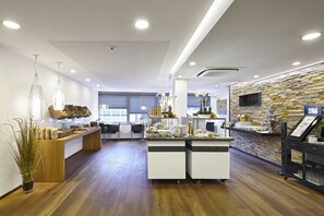 Daily buffet breakfast (EUR 10 per person)