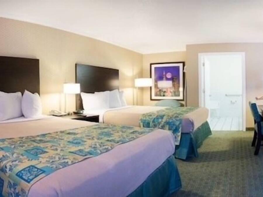 Standard Room, 2 Double Beds, Accessible (Ground floor) | Iron/ironing board, free WiFi, bed sheets, wheelchair access