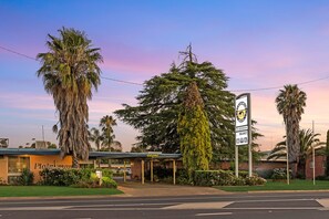 Front of property - evening/night