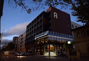Front of property – evening/night
