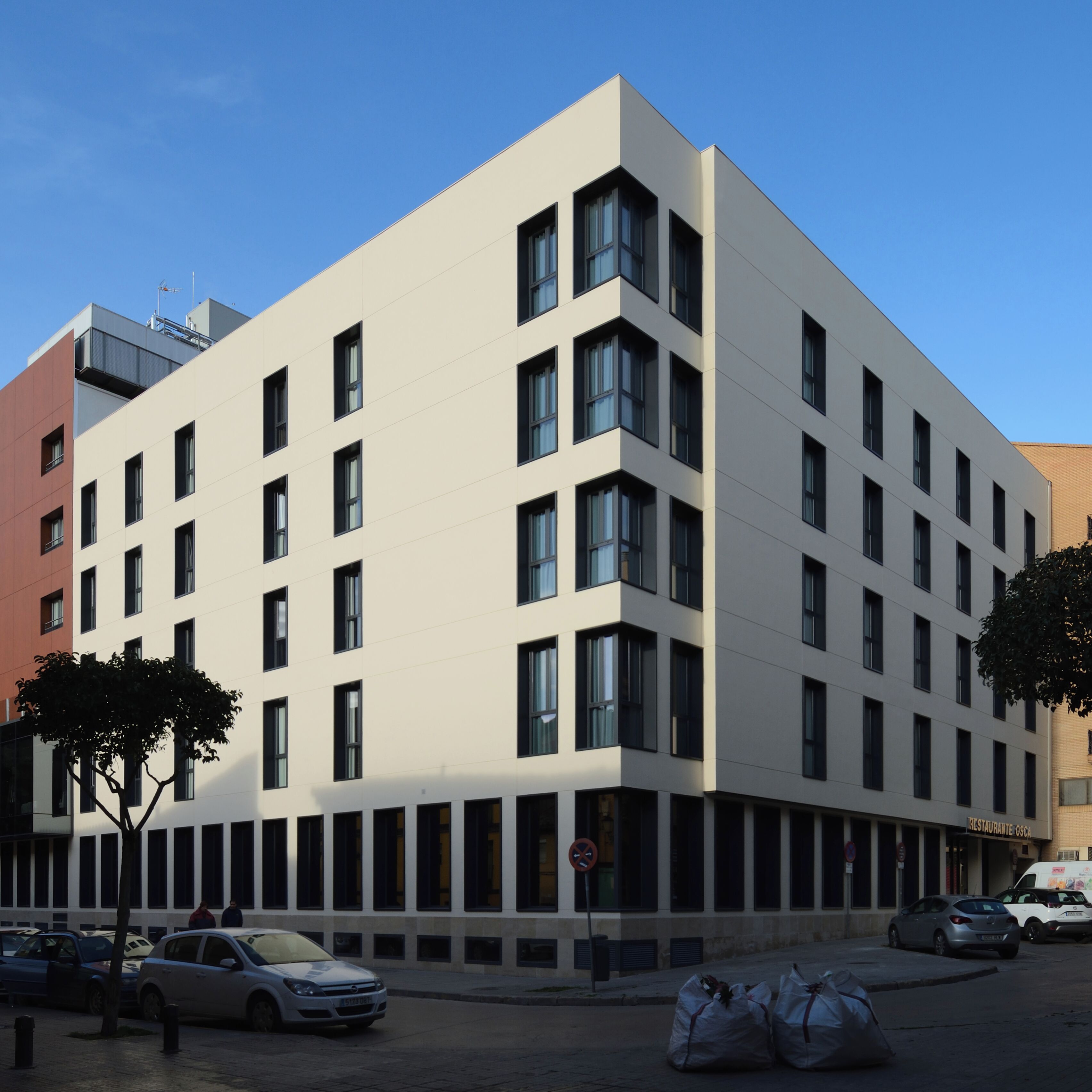 Voorkant van accommodatie