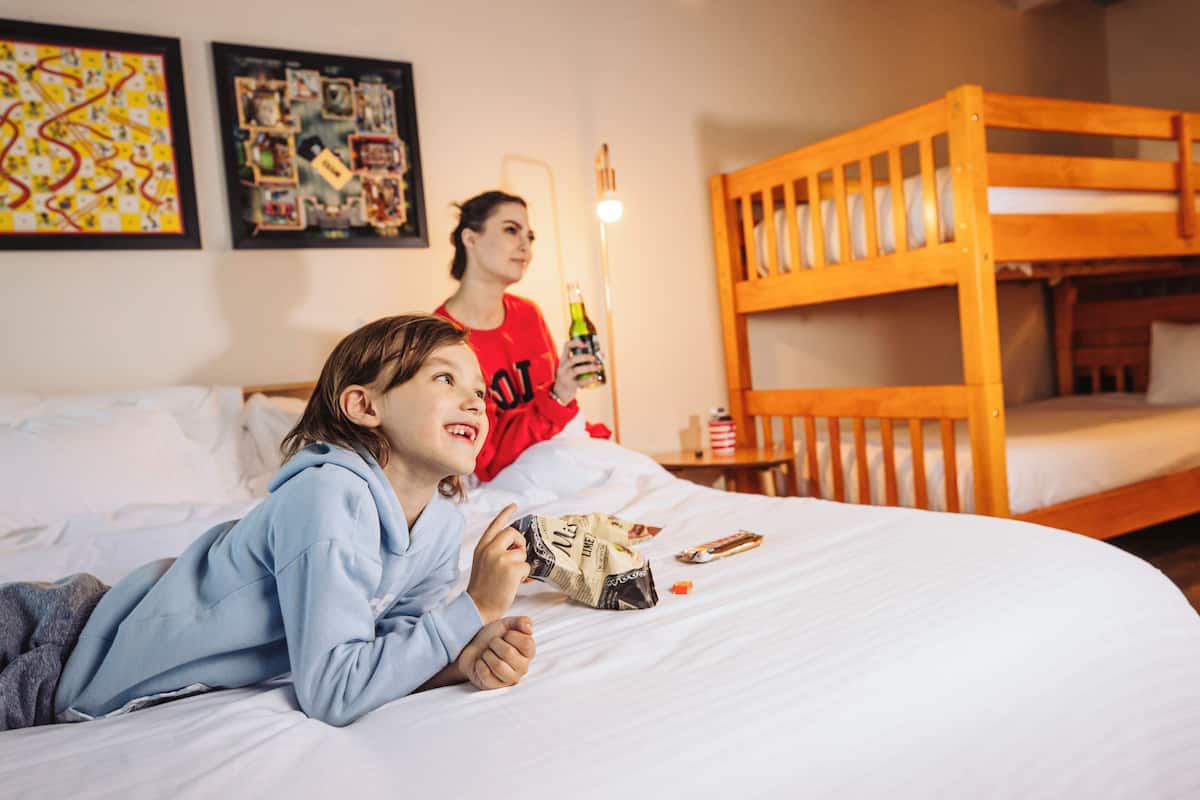 Familien-Vierbettzimmer, Mehrere Betten