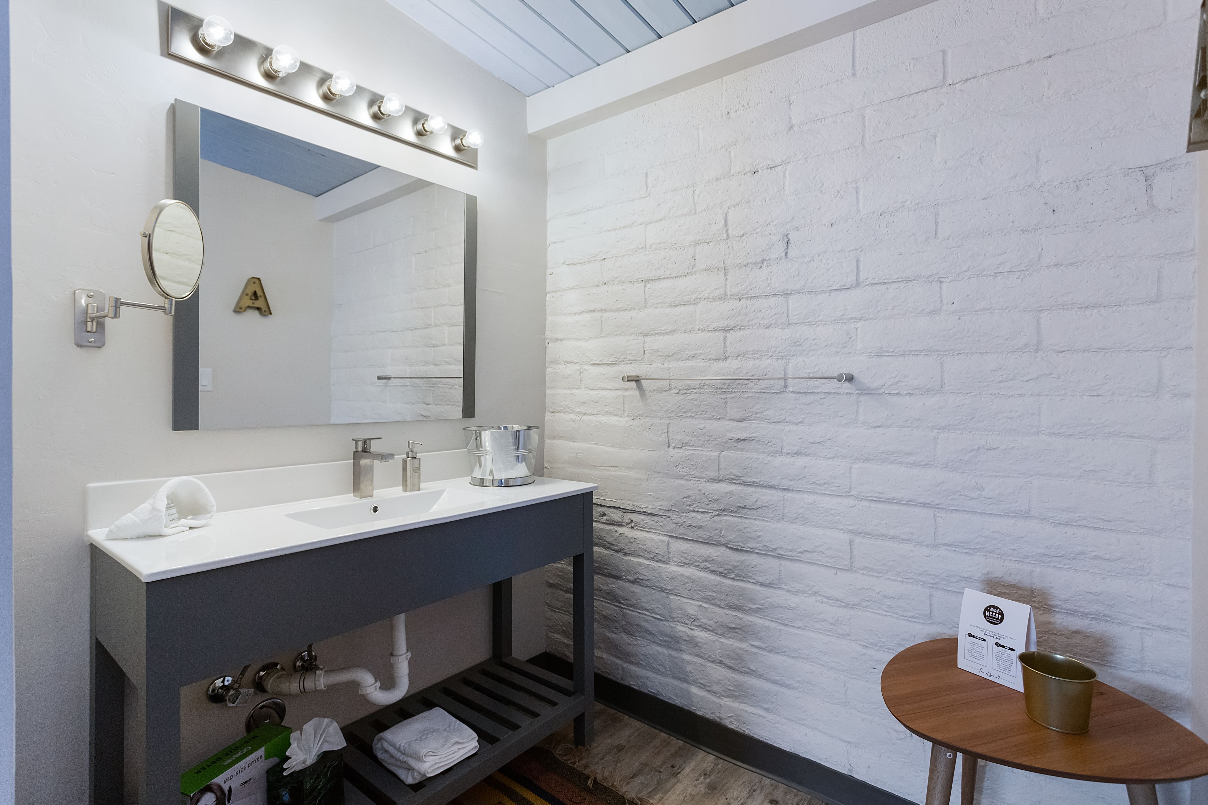 free toiletries, hair dryer, towels, shampoo