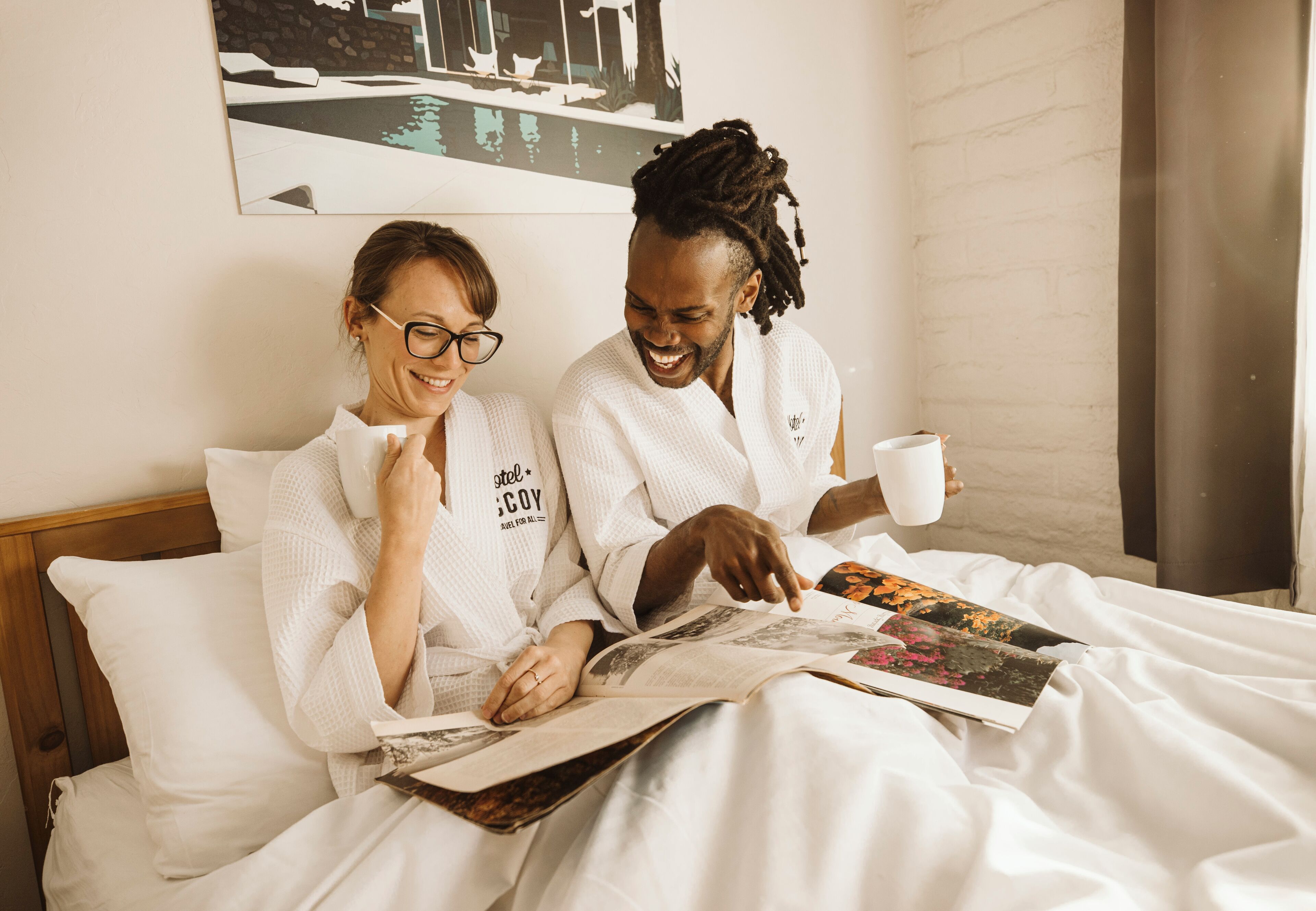 Premium bedding, memory foam beds, individually decorated, desk