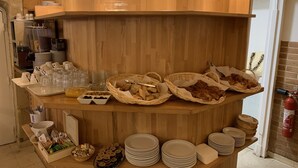 뷔페 아침 식사