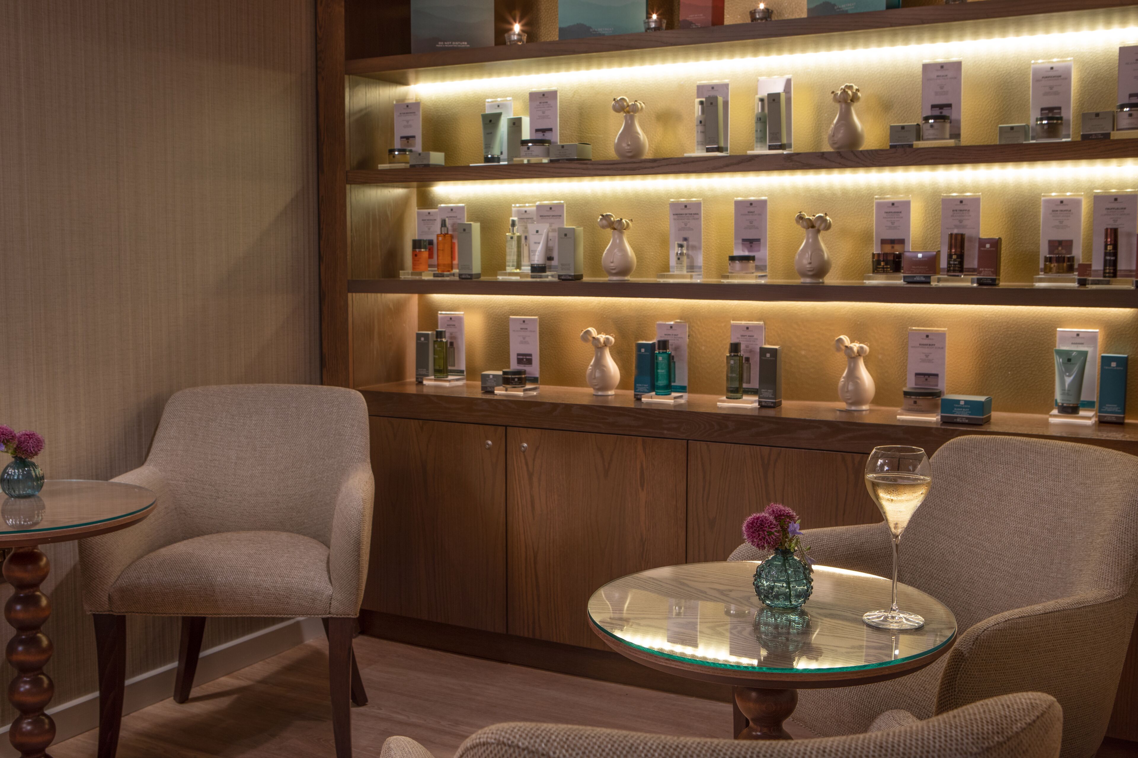 couples treatment room(s), sauna, body treatments, aromatherapy