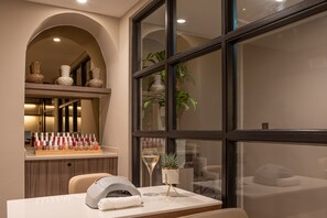 Couples treatment room(s), sauna, body treatments, aromatherapy