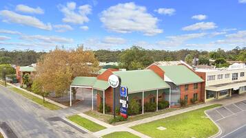 Majoituspaikan julkisivu