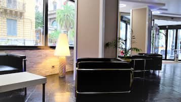 Sala de estar en el lobby