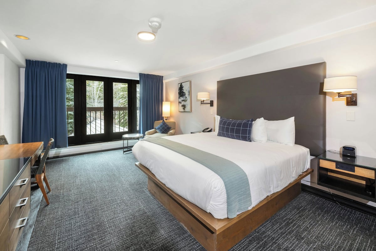 Habitación, 1 cama King size (Lodge) | Sábanas italianas Frette, ropa de cama de alta calidad y edredón