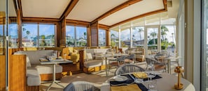 Breakfast, lunch, dinner served; international cuisine, beach views
