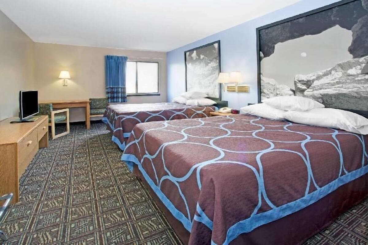 In-room safe, desk, iron/ironing board, free cribs/infant beds