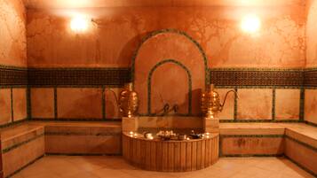 Turkish bath/hammam, body treatments, body scrubs, facials