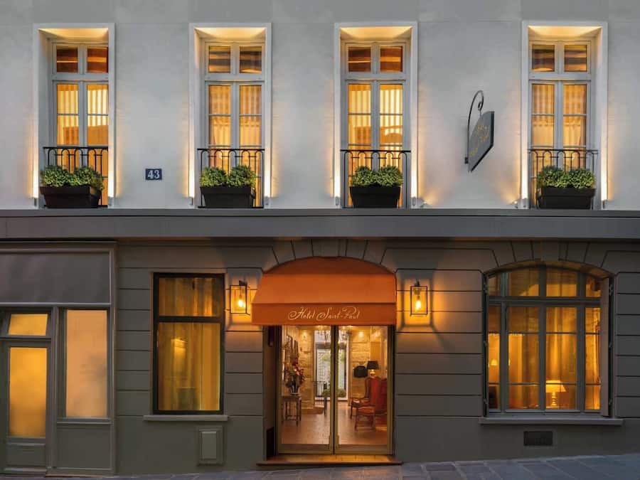 Voorkant van accommodatie