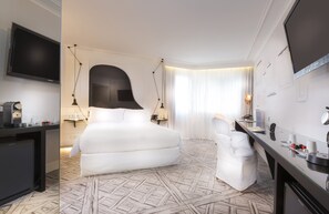 Premium bedding, minibar, in-room safe, desk