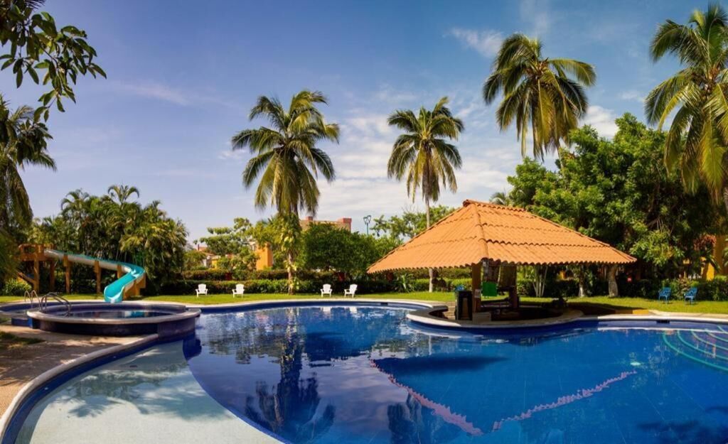 Indoor pool, 2 outdoor pools, pool umbrellas