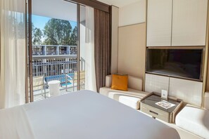 Premium-Zimmer, 2 Queen-Betten, Nichtraucher, Veranda | Hochwertige Bettwaren, Daunenbettdecken, Zimmersafe, Schreibtisch