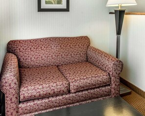 Suite, 1 King Bed, Non Smoking | Desk, iron/ironing board, free cribs/infant beds, rollaway beds