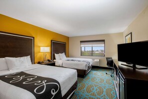 Room, 2 Queen Beds, Non Smoking | Premium bedding, desk, iron/ironing board, free cribs/infant beds