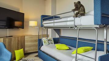 Free minibar items, in-room safe, desk, blackout curtains